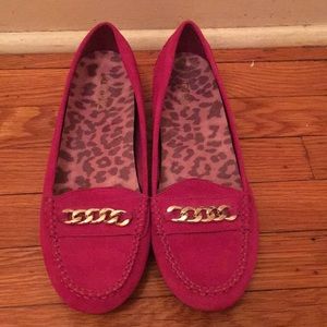 Vionic Fuchsia Ashby Driving Moc Flat